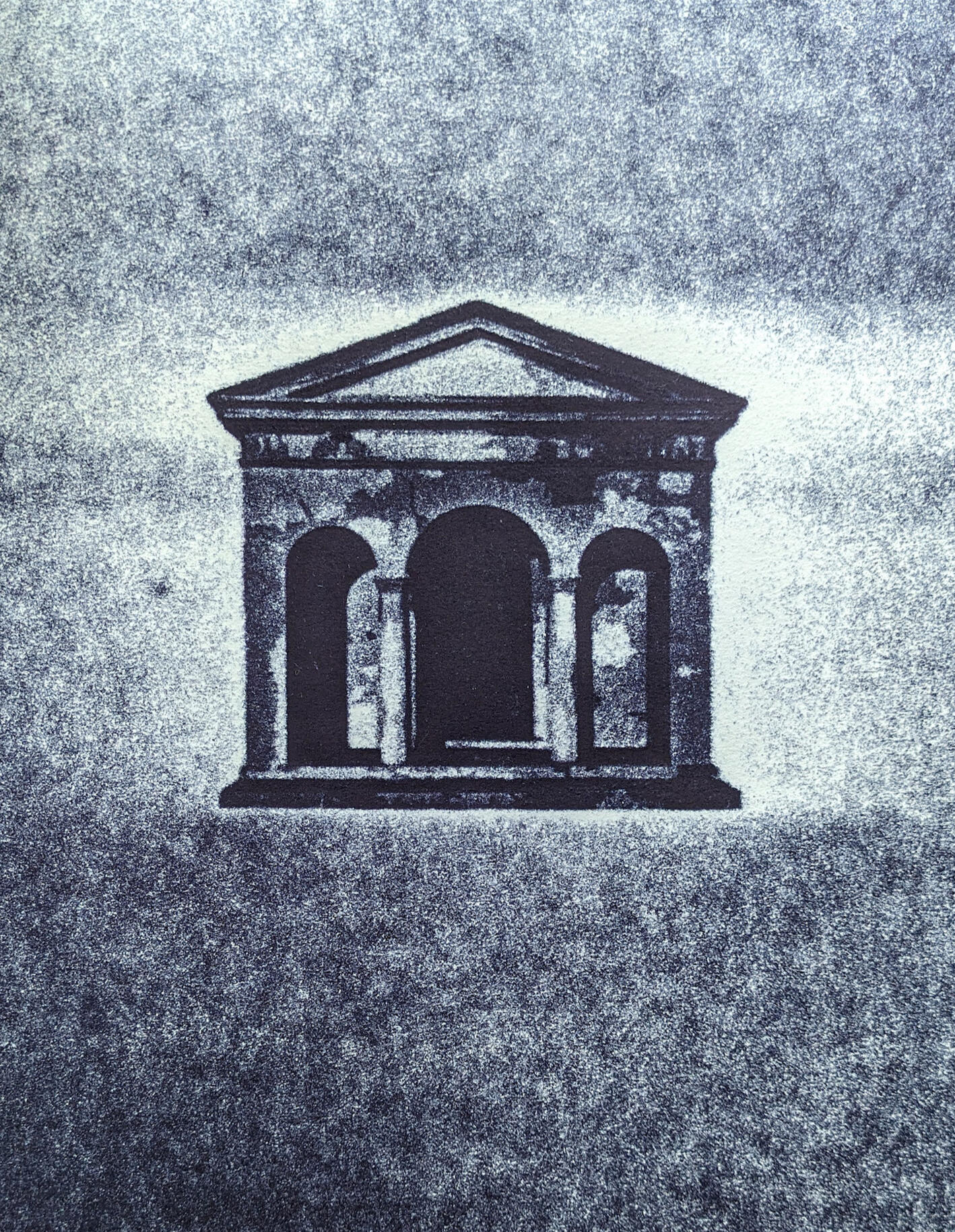 Remains, pressure print, 2024