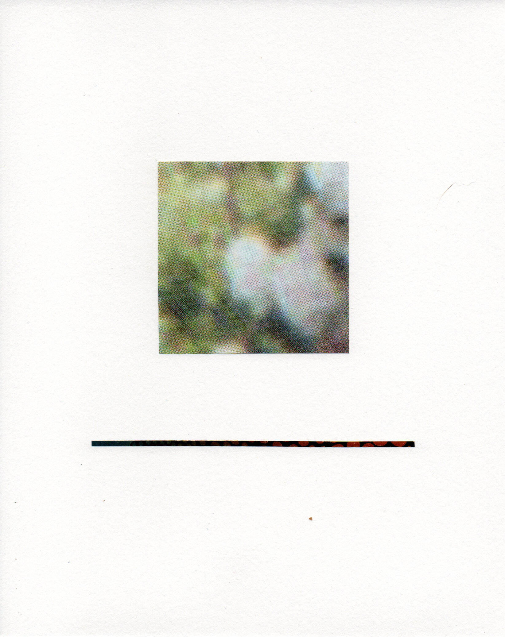 Upcycled Composition 1, collaged prints, 2019